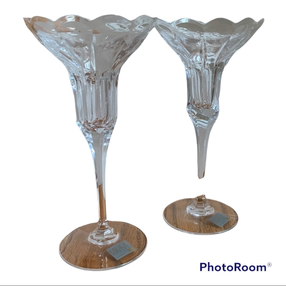 Mikasa Crystal Candlesticks